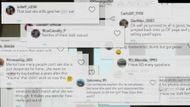 Public Scrutiny against Chloe Ayling as shown by BBC Three (Screenshot from YouTube/@BBC Three)